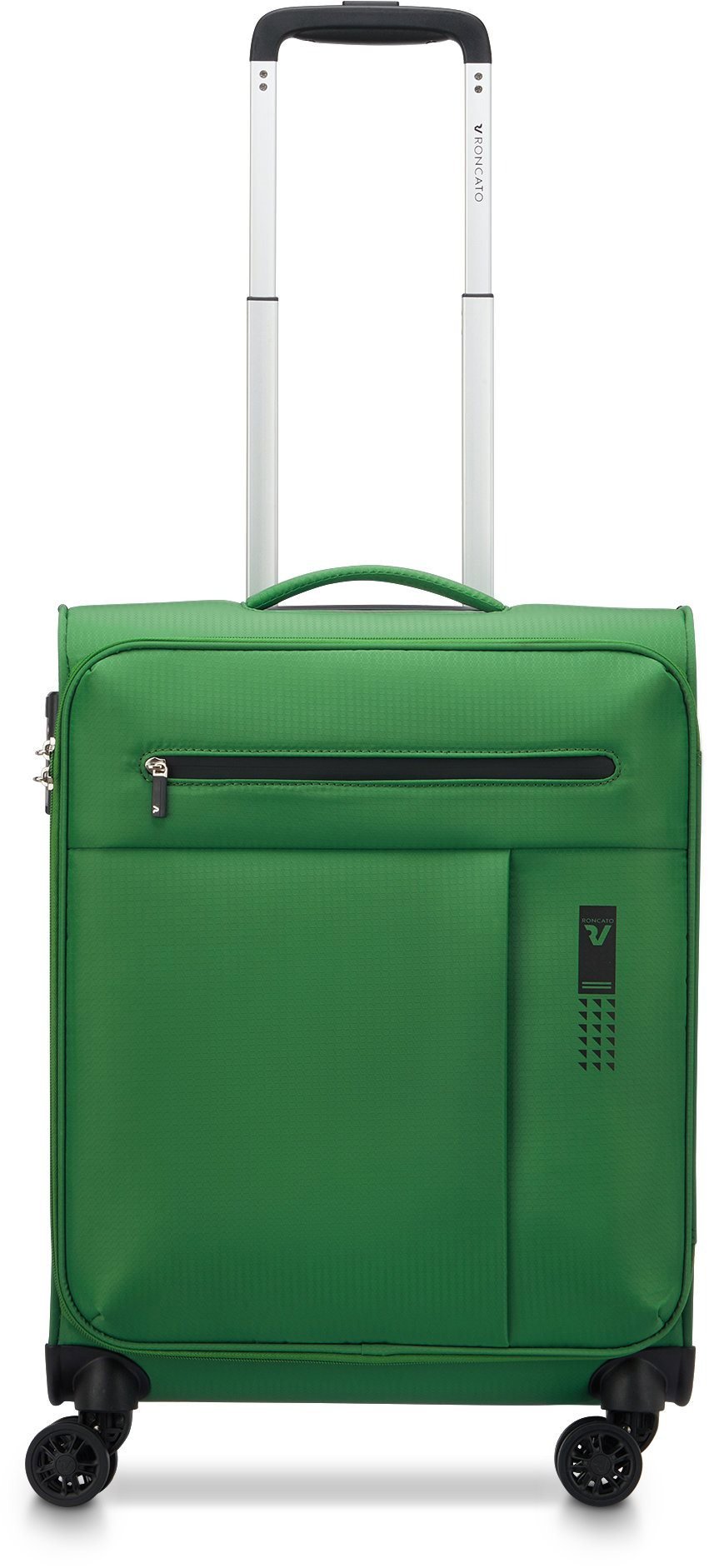 Travel case Roncato LITE SOFT S, bright green, 55 × 40 × 20 cm, 4 wheels