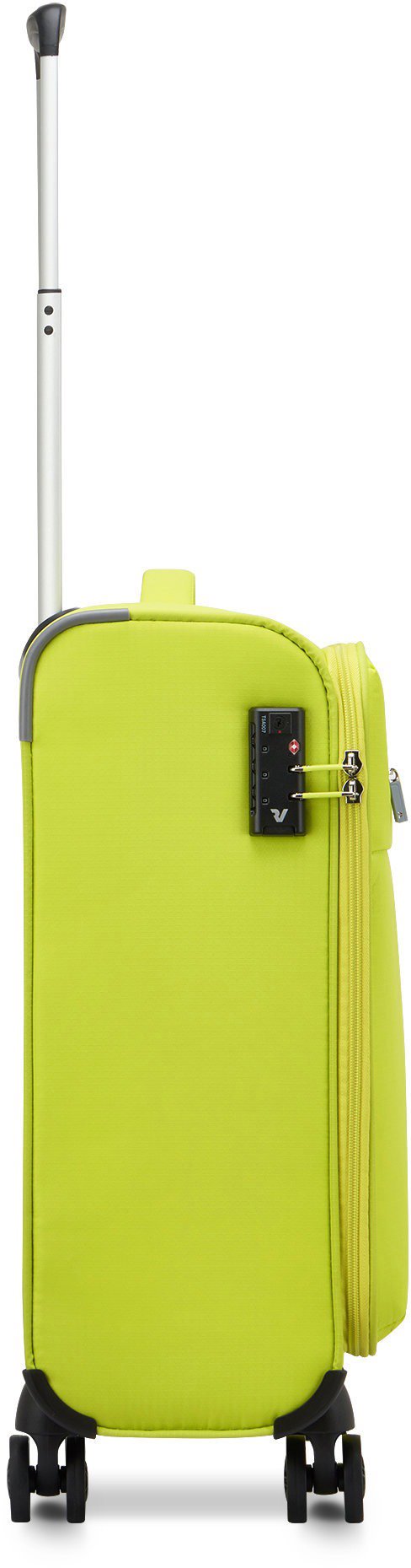 Travel case Roncato LITE SOFT S, lime, 55 × 40 × 20 cm, 4 wheels