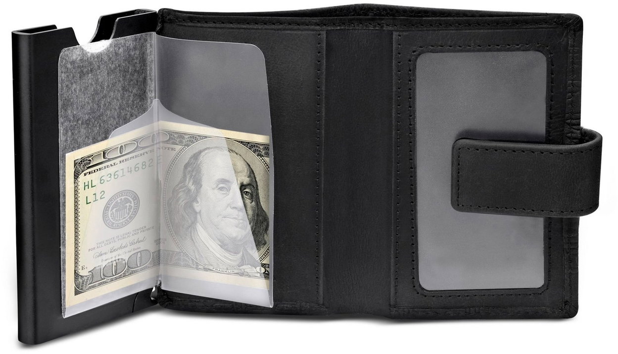 Shelf PELGD2206908 men, leather, black with pattern