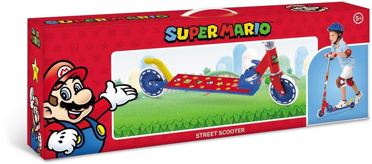 Dětská koloběžka Mondo Koloběžka dětská, skládací, Super Mario