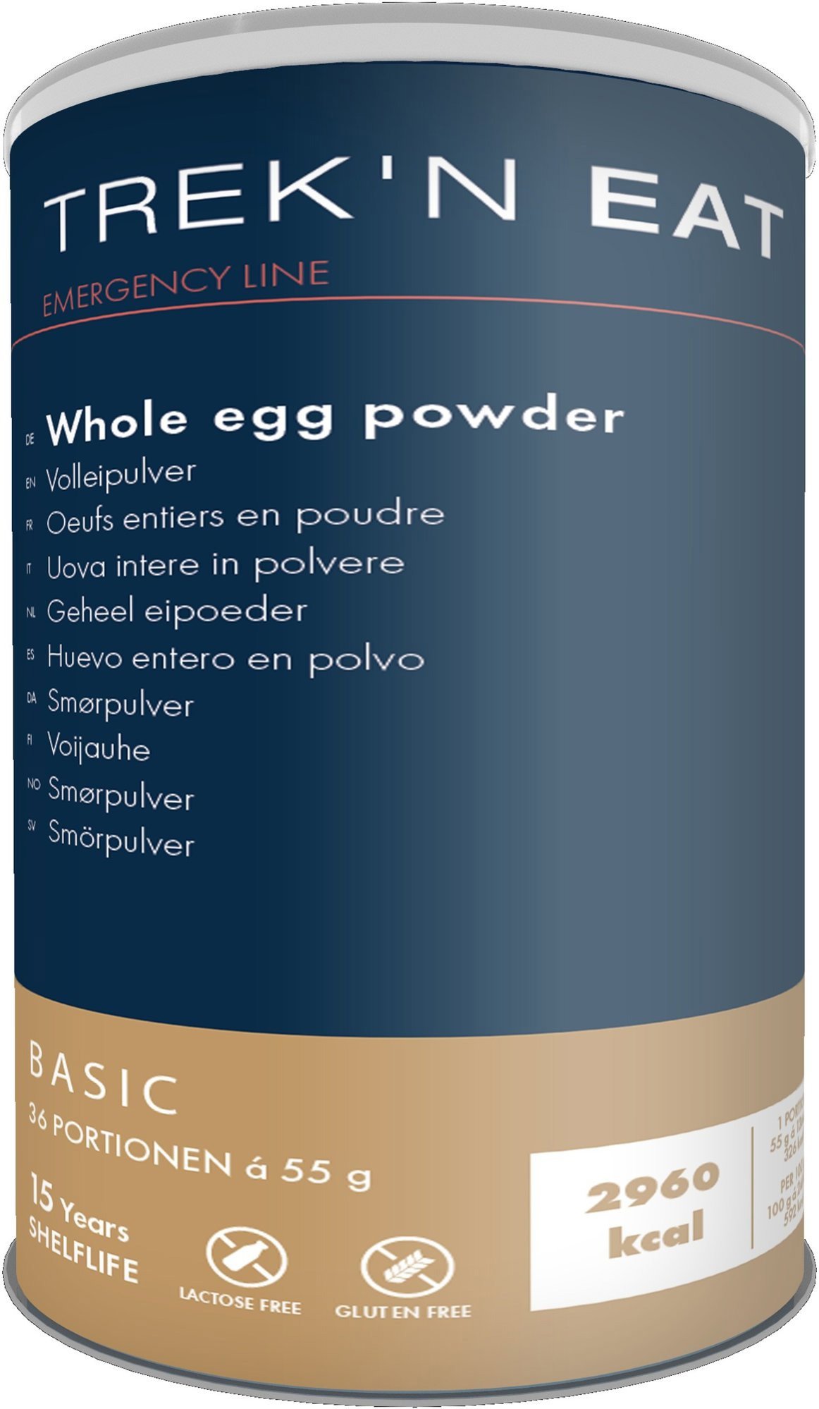 Trek'n eat Emergency Food Dried whole eggs 500 g