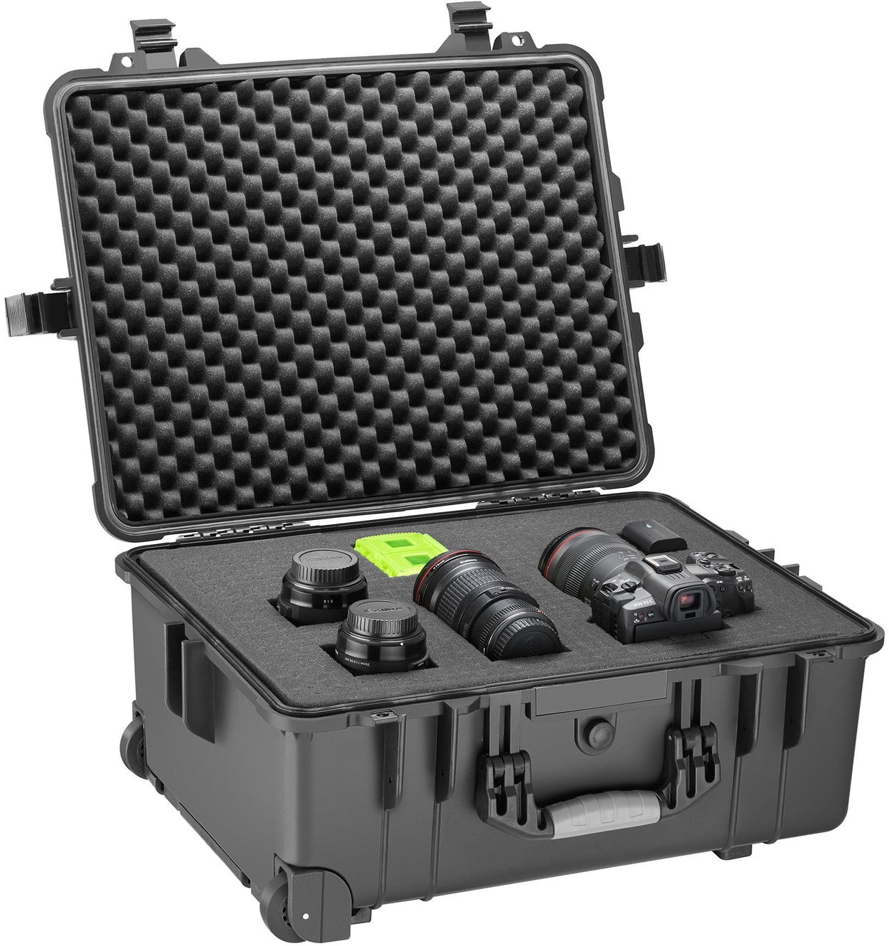 Tectake Travel Case Transport Case with Telescopic Handle - 45 × 26 × 58 cm