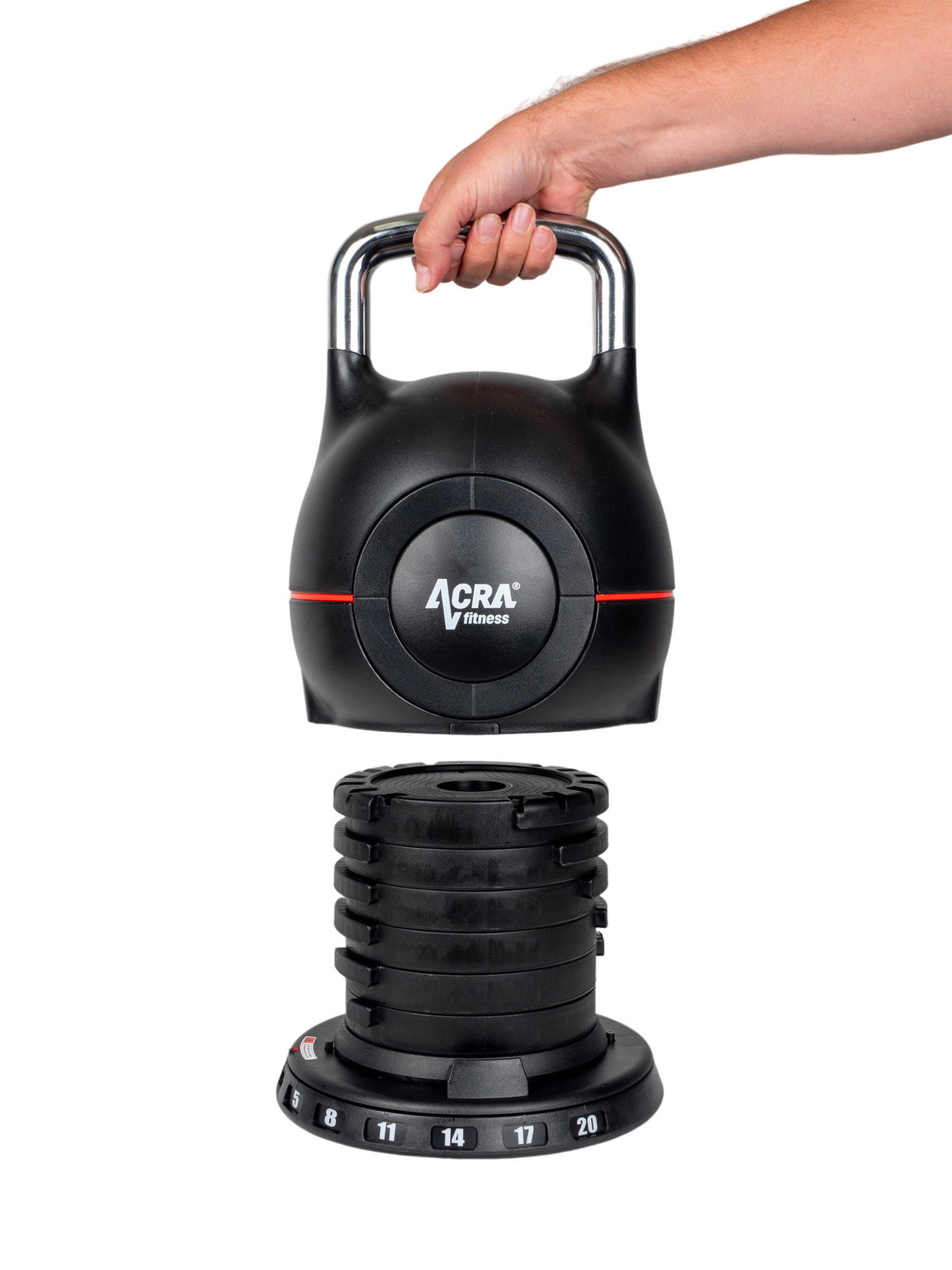 New-generation Acra Kettlebell 7in1 kettlebell