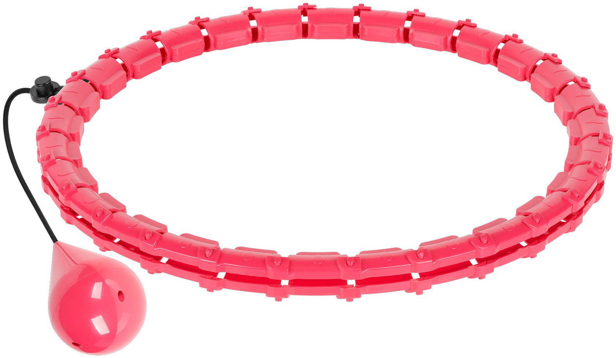 Rebel RBA-3065 Massage Hula Hoop with weights 50 cm, pink