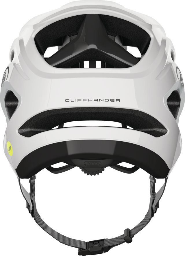Bicycle helmet ABUS Cliffhanger MIPS shiny white L