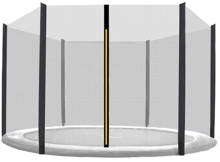 Ochranná síť Aga Ochranná síť 250 cm na 6 tyčí Black net / Black