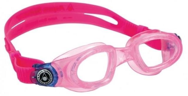 Aquasphere Moby Kid, pink, clear visor