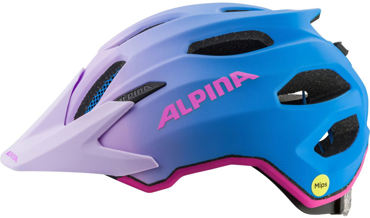 Alpina Apax JR. MIPS fading purple matt M