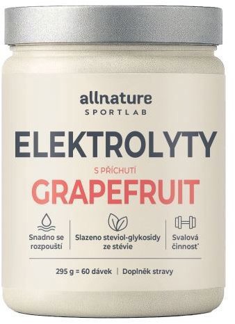 Elektrolyty Allnature Sportlab Elektrolyty grapefruit 295 g