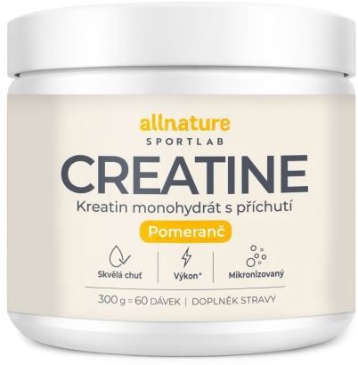 Creatine Allnature Sportlab Creatine monohydrate orange 300 g