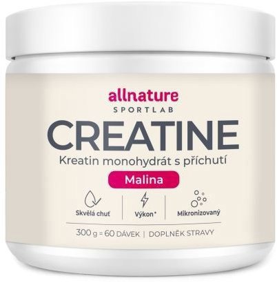 Creatine Allnature Sportlab Creatine Monohydrate Raspberry 300 g