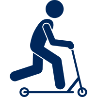 electric scooter carrying capacity