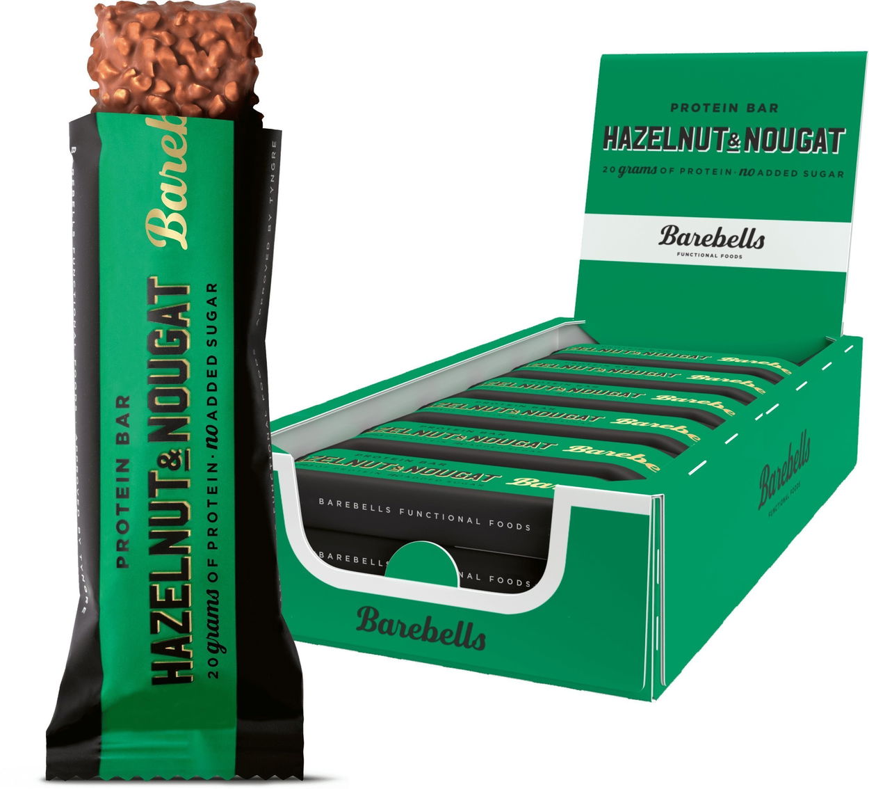 Barebells Protein Lískový oříšek a nugát 12 x 55 g