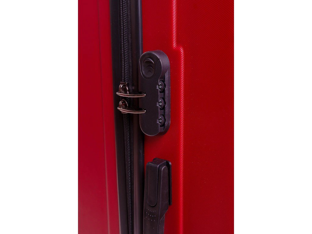 BERTOO Milano suitcase set - red 5-in-1 set
