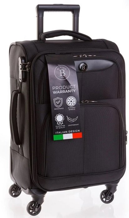 cabin case BERTOO Bolzano - black 38 l