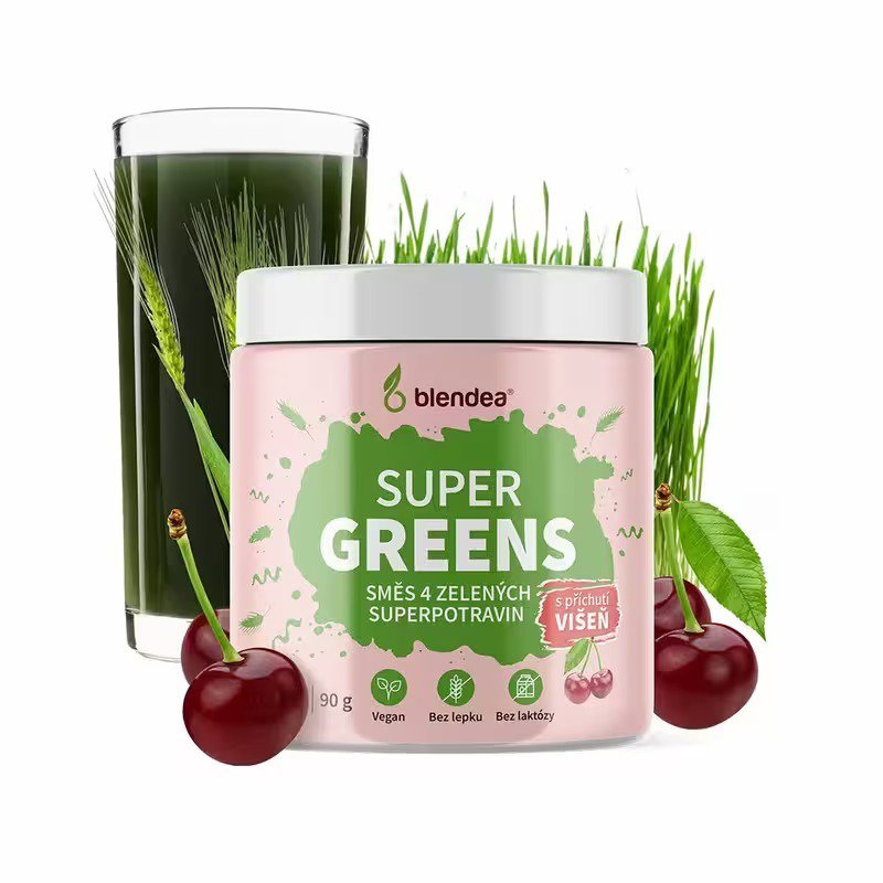Food supplement Blendea Supergreens Cherry