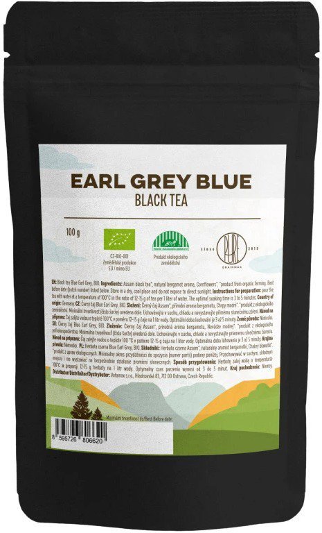 BrainMax Pure Earl Grey Blue, Black Tea, Black Tea, BIO