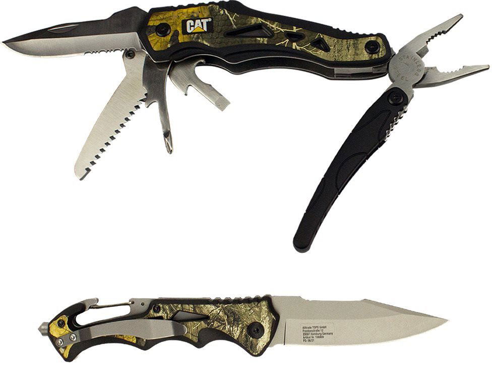 Caterpillar Dárková multifunkční sada, nůž a multitool CT240358