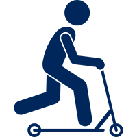 electric scooter carrying capacity
