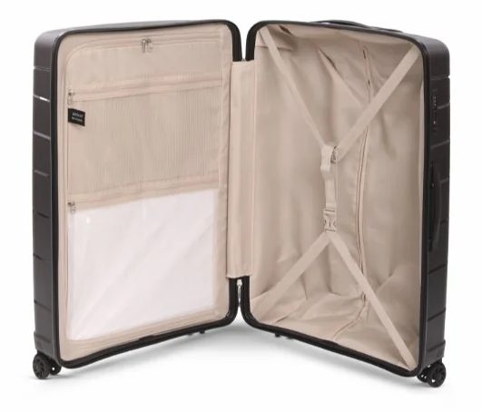 Reisekoffer AEROLITE Kunststoffkoffer T-155 L, schwarz