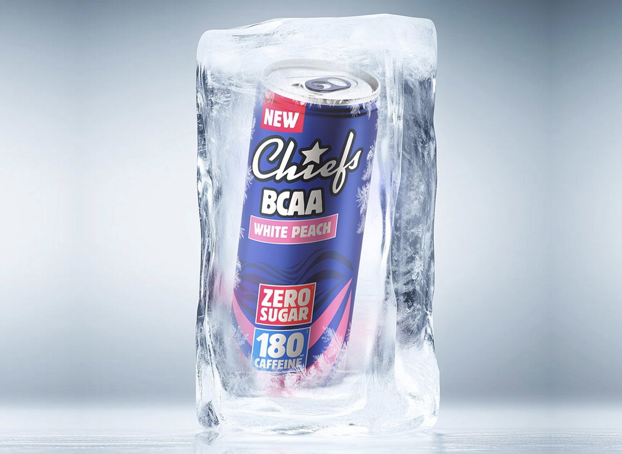 Chiefs BCAA performance drink 330 ml white peach
