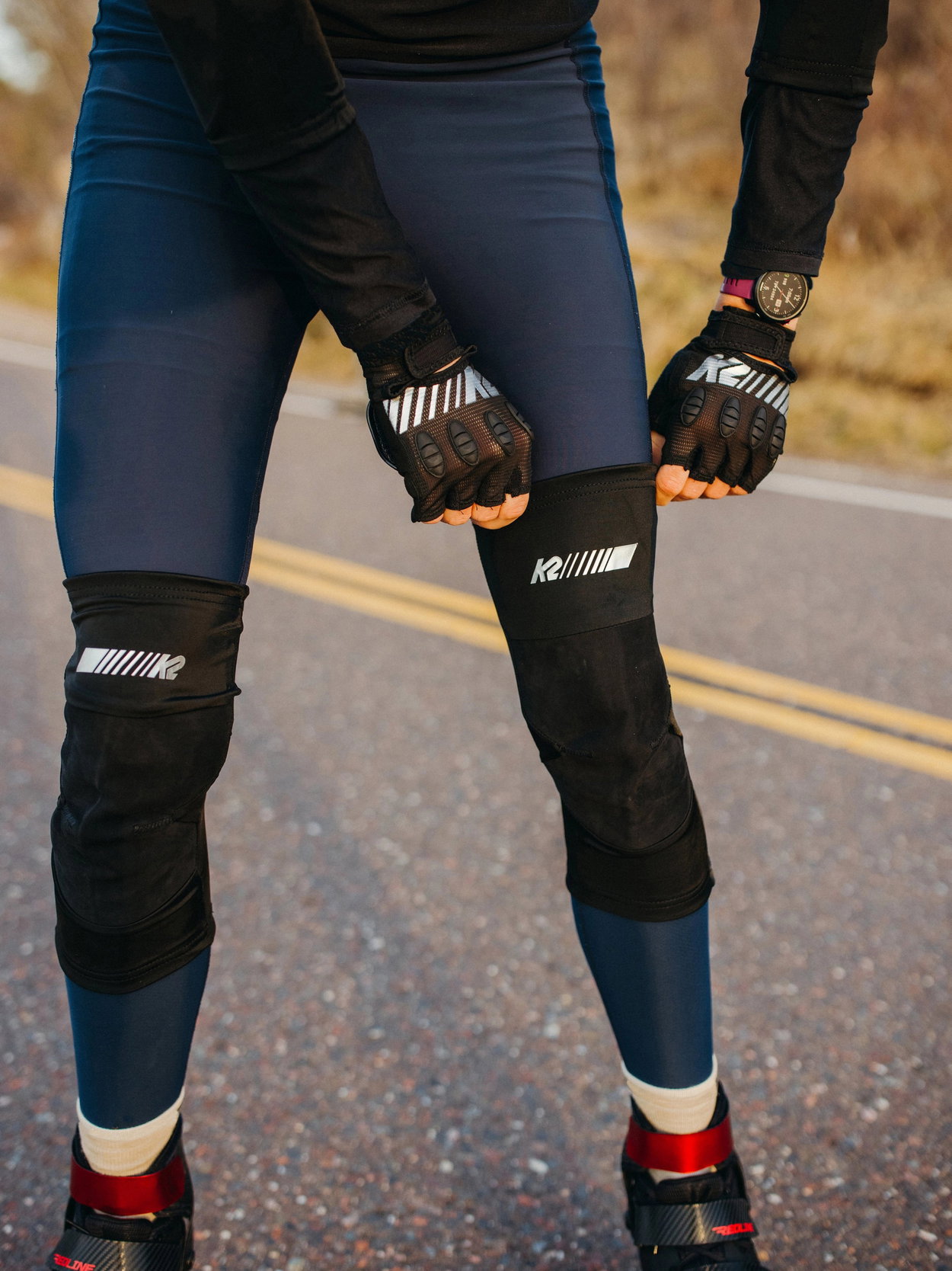 K2 Redline Race Guards Knee