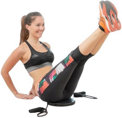 InnovaGoods Twister Rotating disc with handles black