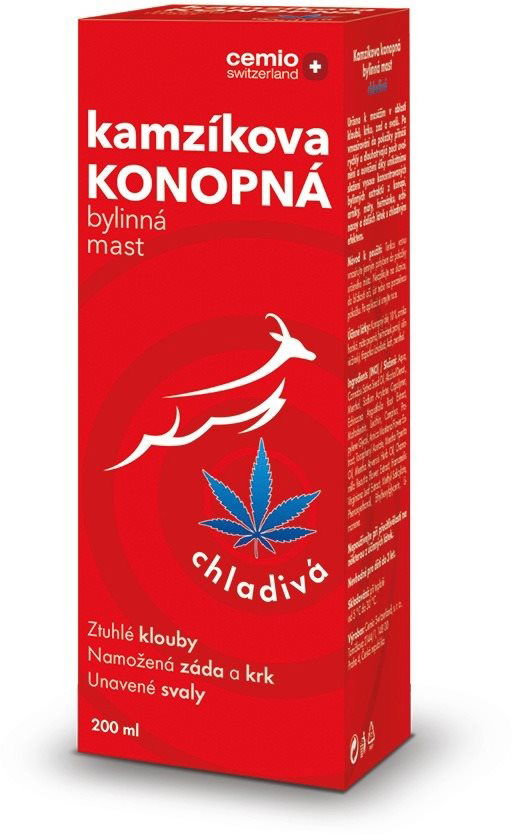 Cemio Kamzíkova konopná mast chladivá