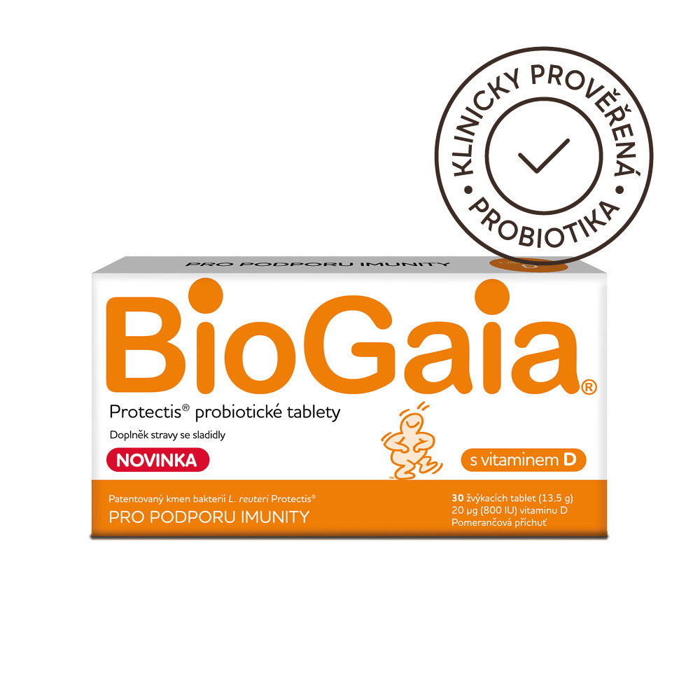Probiotics BioGaia Protectis with vitamin D 30 tablets