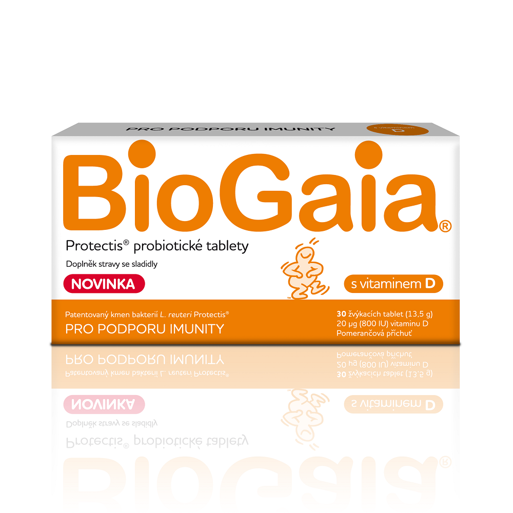 Probiotics BioGaia Protectis with vitamin D 30 tablets