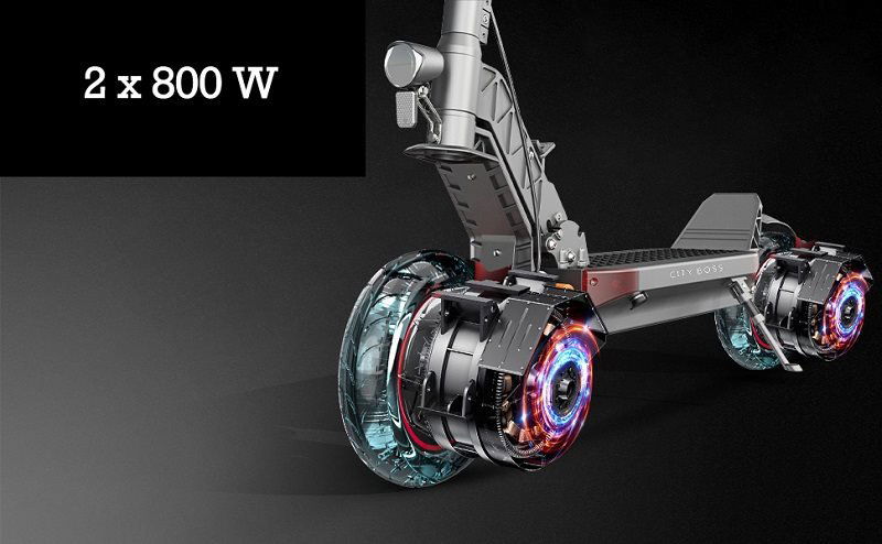 Elektrická koloběžka City Boss K1600L černá