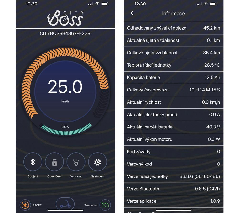 Elektrická koloběžka City Boss RS500 šedá