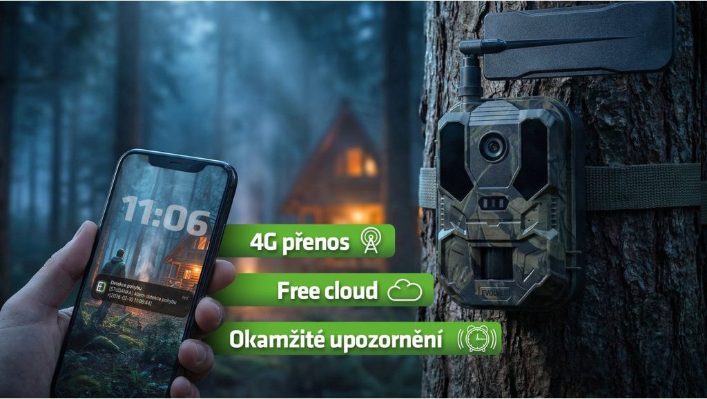 EVOLVEO StrongVision PRO 4G II, 4G LTE, 10 000 mAh battery