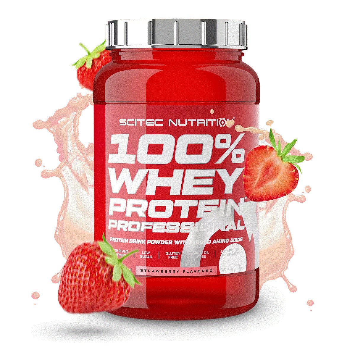 Scitec Nutrition 100% WP Professional 920 g strawberry