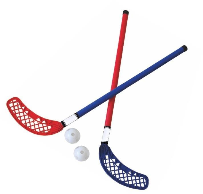 Floorball set MASTER Junior 2 sticks, 2 balls