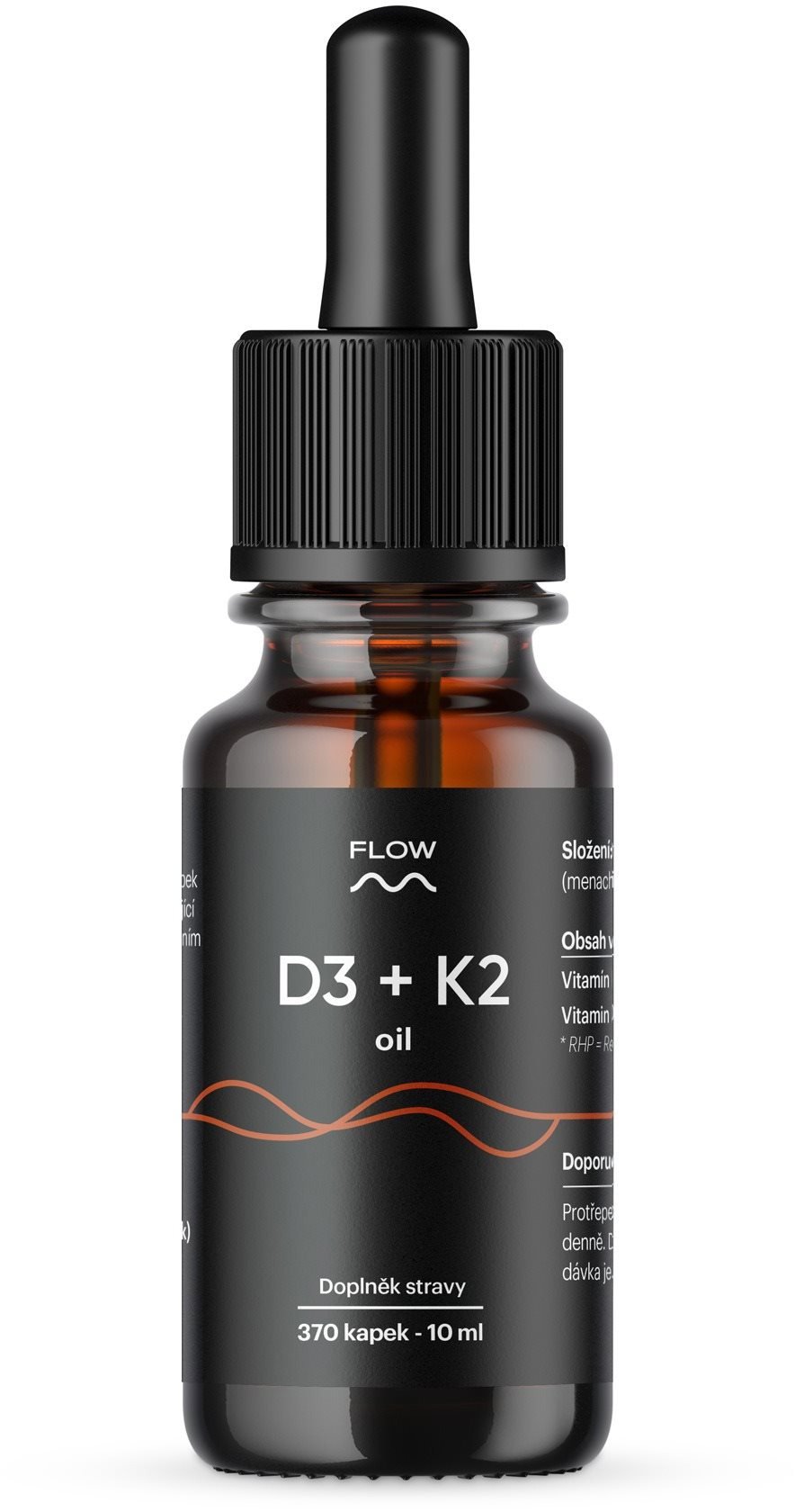 Vitamíny Flow D3 + K2 oil
