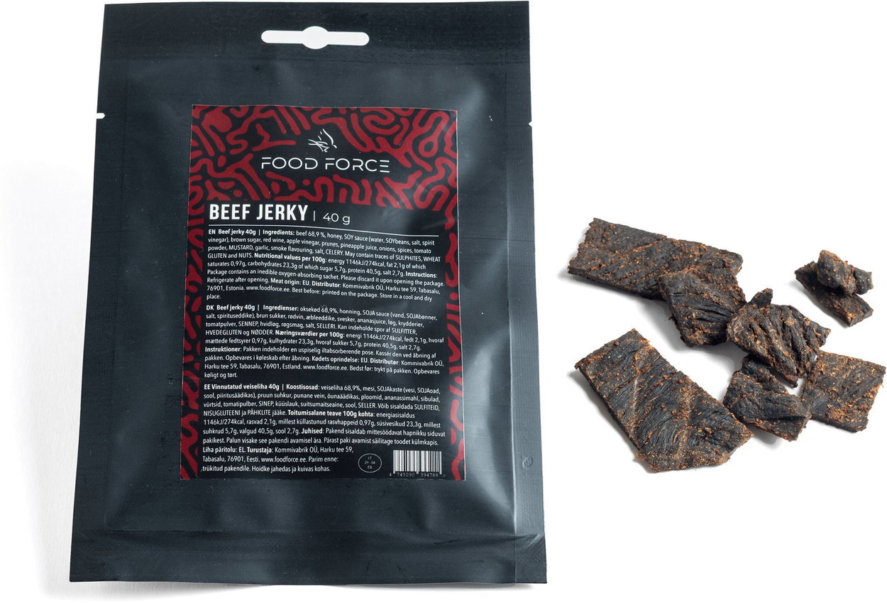 Dried meat FOOD FORCE Dried beef 40 g
