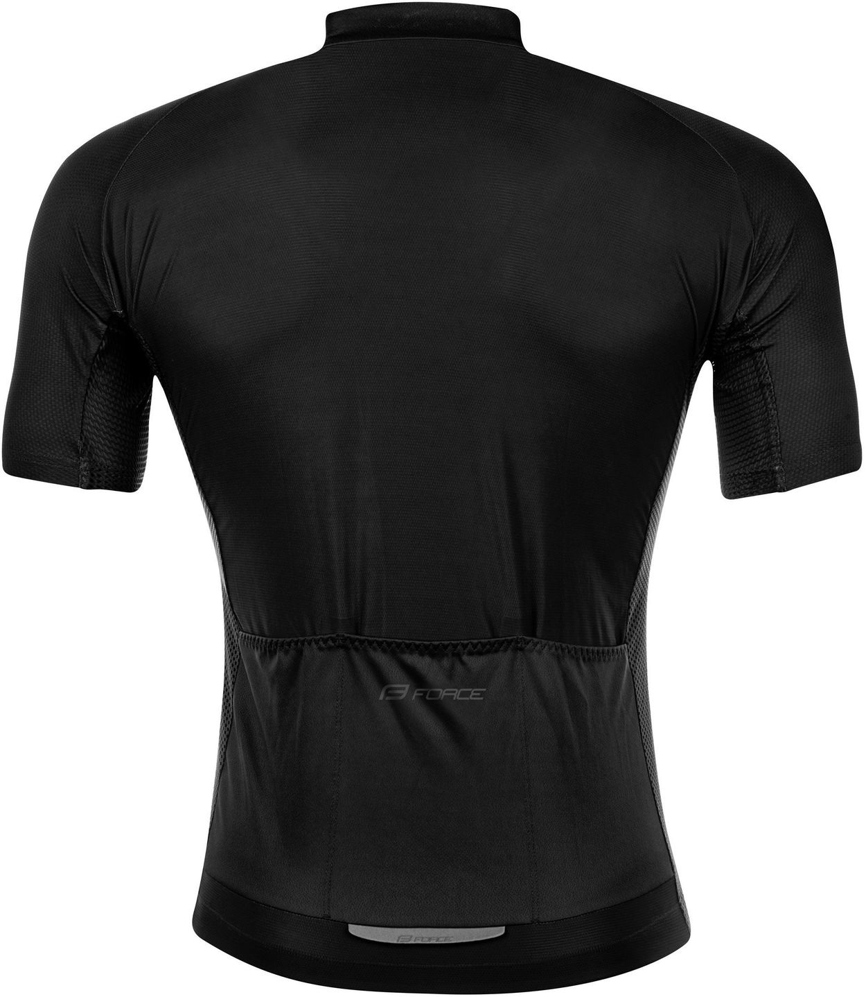 Cyklodres Force Pure dres krátký rukáv, černý XL