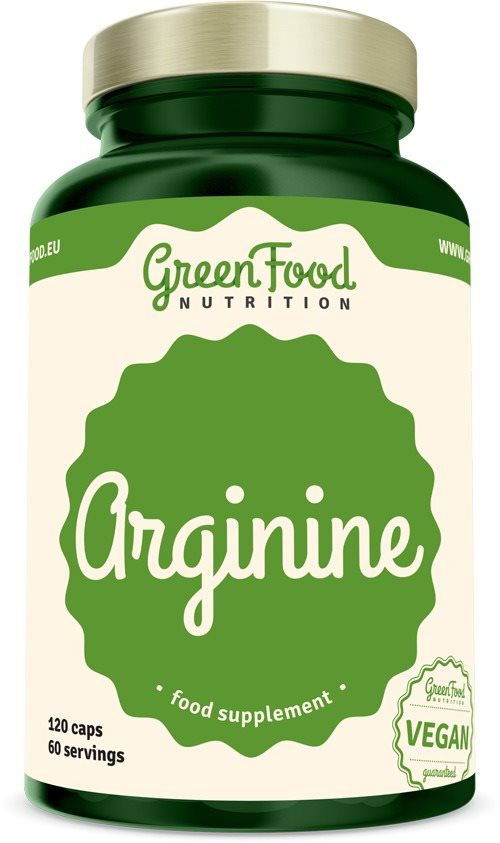 Aminokyseliny GreenFood Nutrition Arginin 120 kapsúl