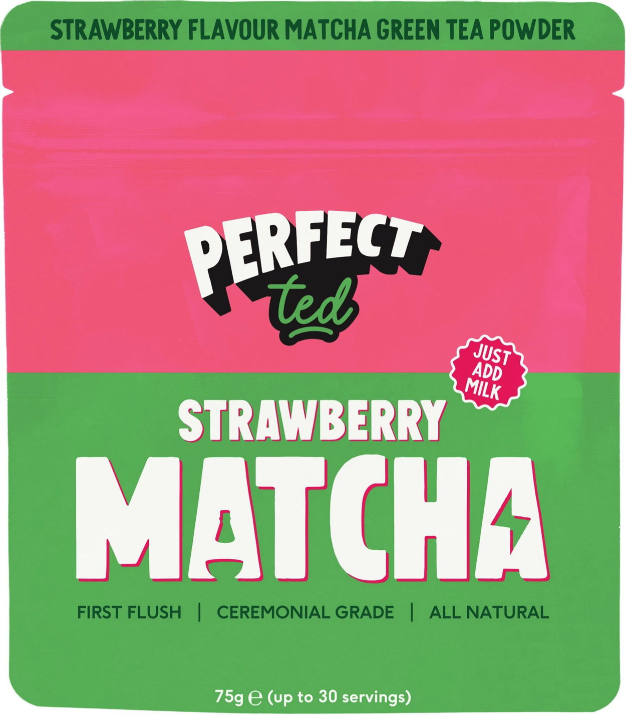 Matcha PerfectTed Ceremonial matcha strawberry