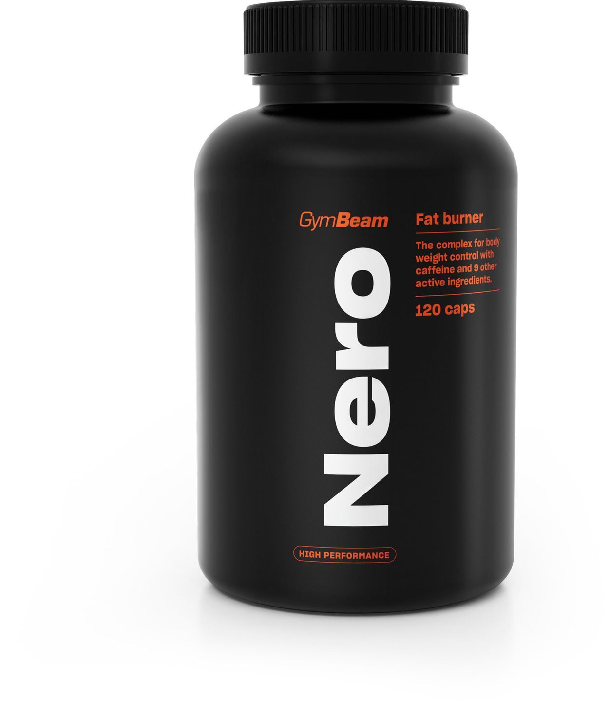 Spaľovač tukov GymBeam Nero, 120 kapsúl