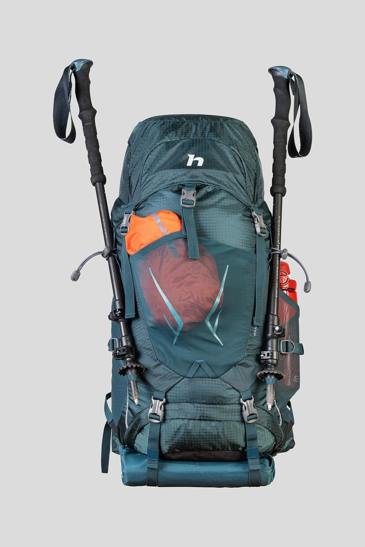 Turistický batoh Hannah Wanderer 45 deep teal