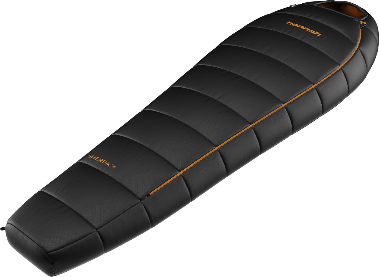 Spací pytel Hannah Sherpa 300 Jet Black/Inca Gold 190L