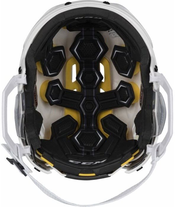Hokejová helma CCM Tacks 310 SR, bílá, Senior, vel. M, 55-59cm