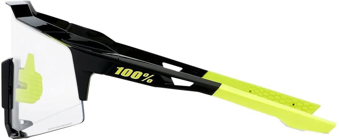 100% Speedlab Speedcraft SL Gloss Black Photochromic Lens cycling glasses