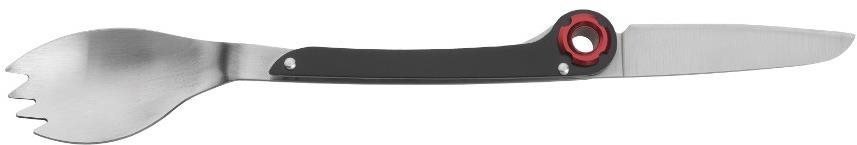 Multitool Schwarzwolf LATEMAR knife and spoon set in polyester bag black