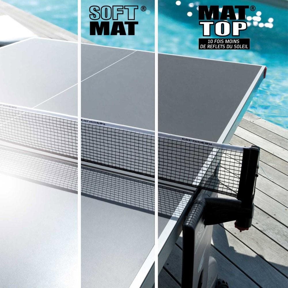 Table tennis table CORNILLEAU 300 X CROSSOVER Outdoor, grey