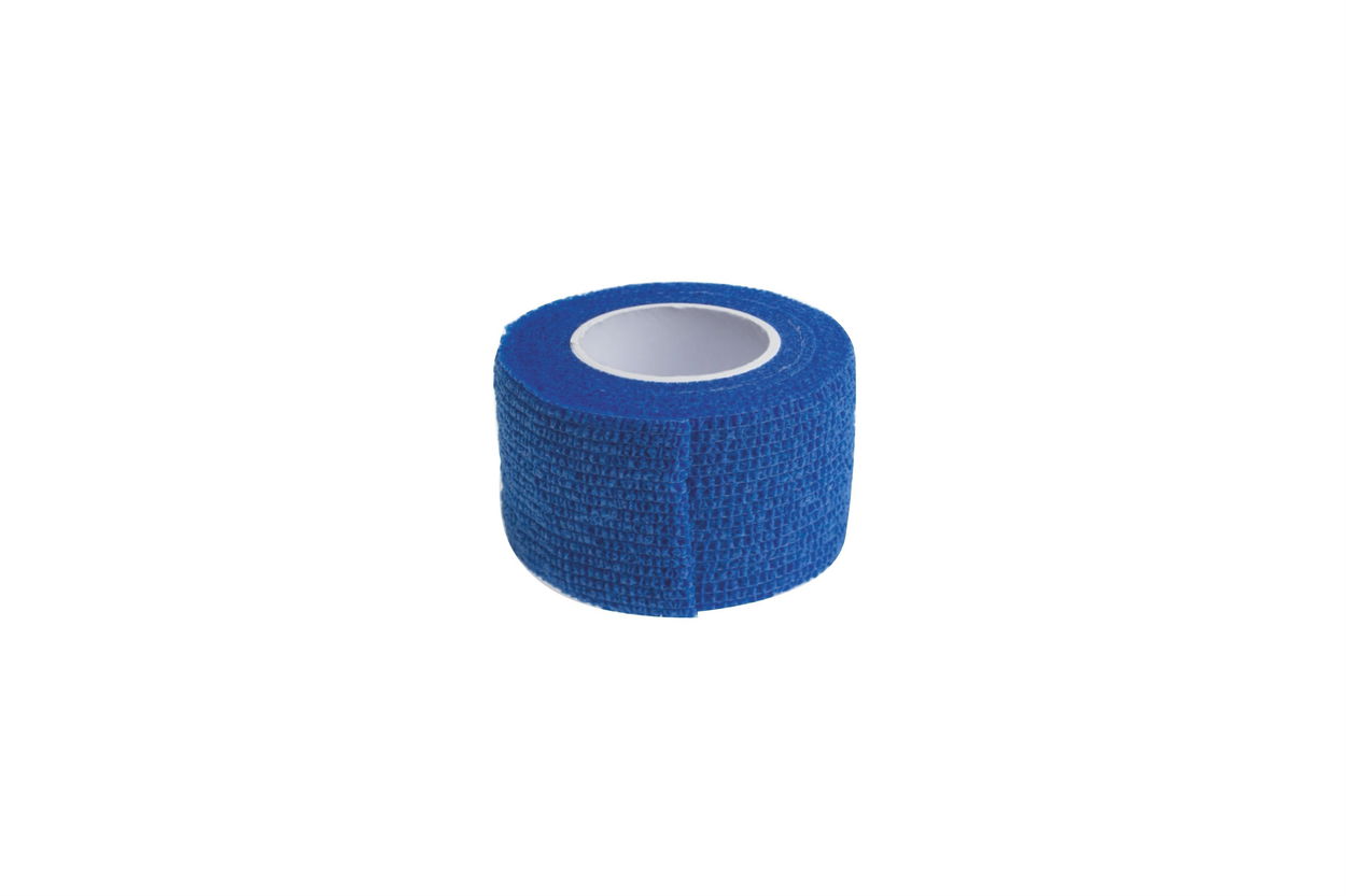 Obinadlo Kine-MAX Cohesive Elastic Bandage 2,5 cm × 4,5 m, modré