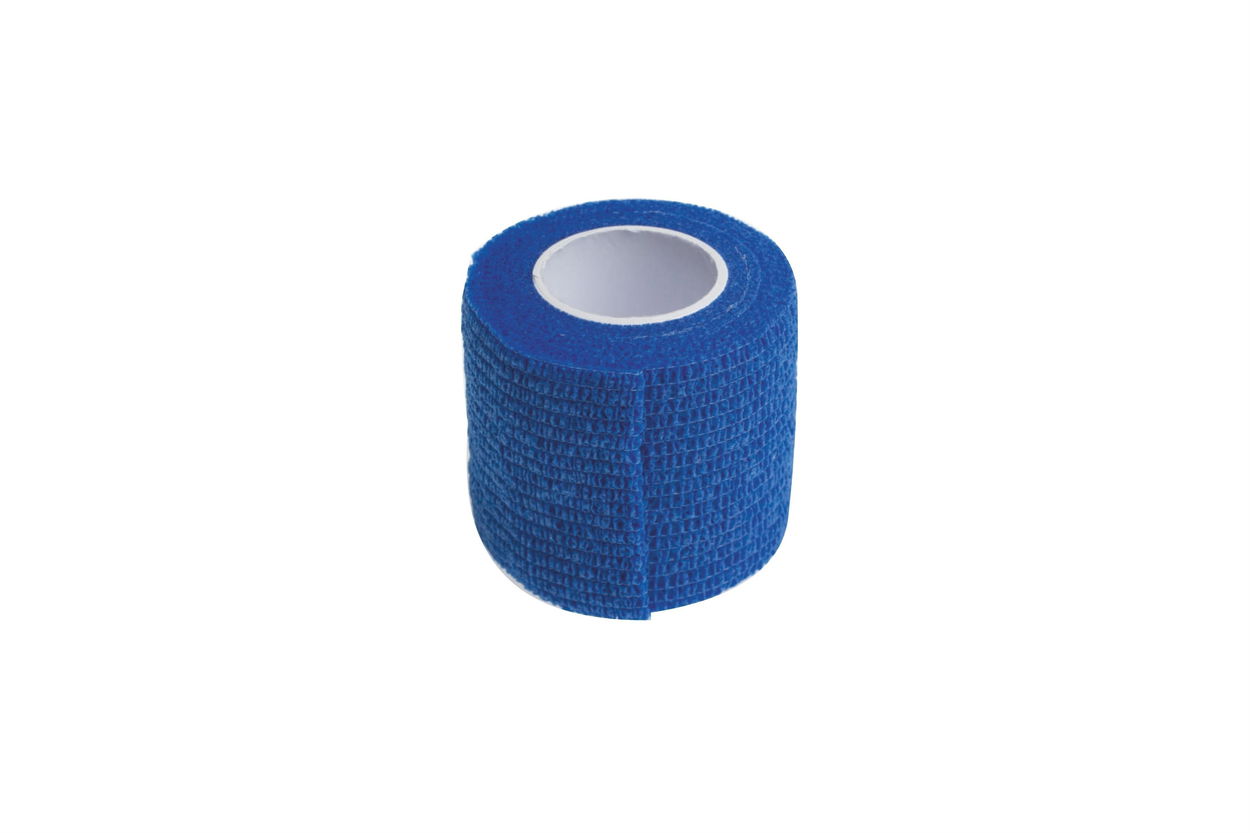 Obinadlo Kine-MAX Cohesive Elastic Bandage 5 cm × 4,5 m, modré