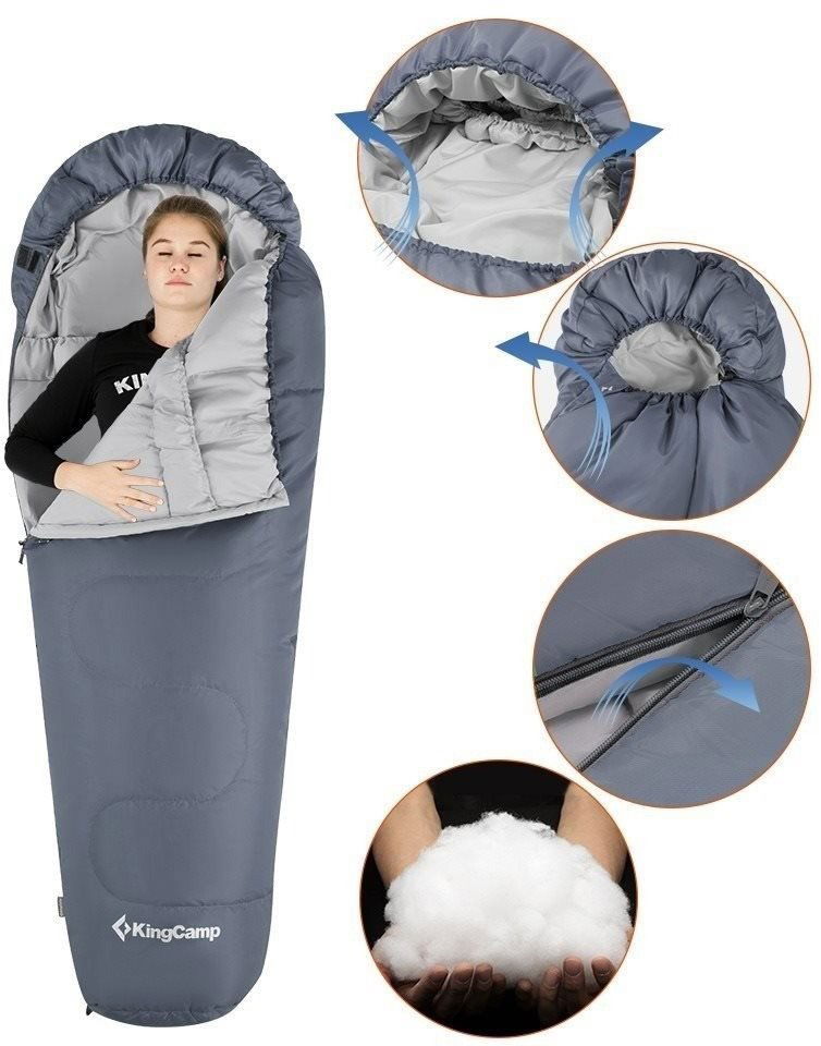 Spací pytel KingCamp Treck 300S Black L